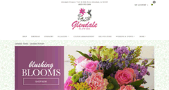 Desktop Screenshot of glendaleflowers.net